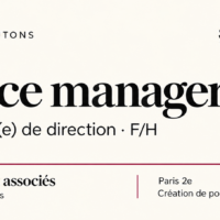 Lagraulet et associés recrute un office manager / assistant de direction à Paris 2e.